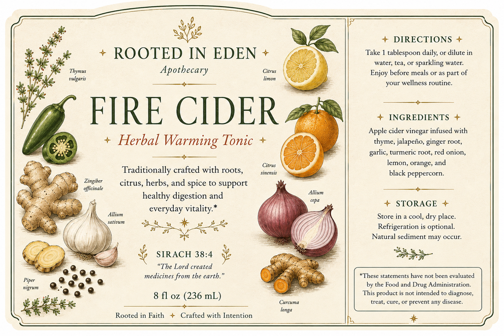 Fire Cider | Herbal Warming Tonic